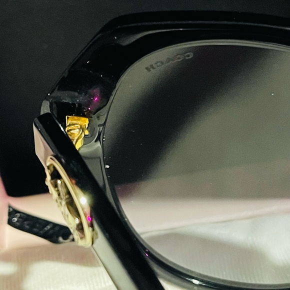Coach Black and Gold Sunglasses - Picture 6 of 15